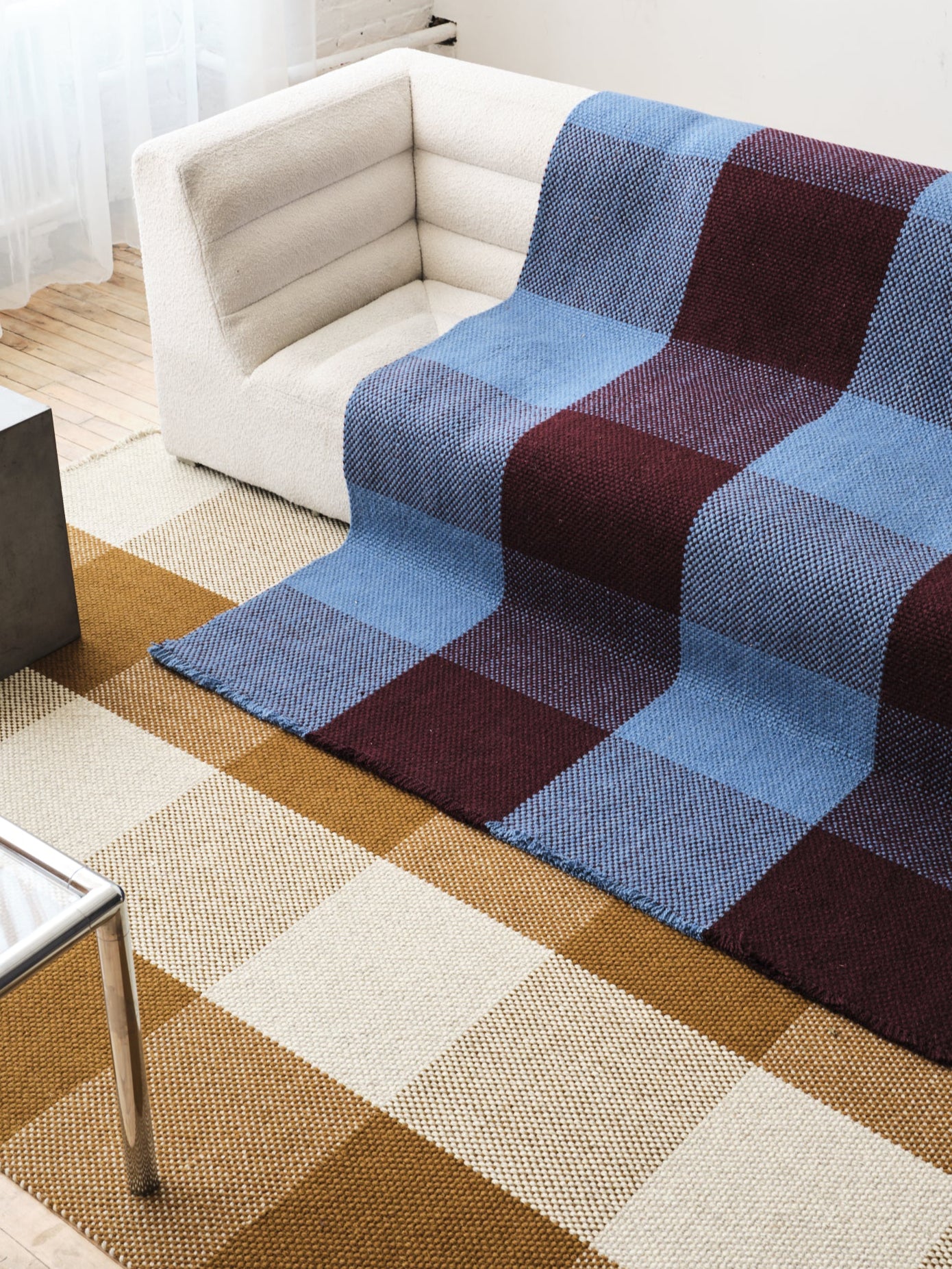 Tartan Shuttle Weave Rug