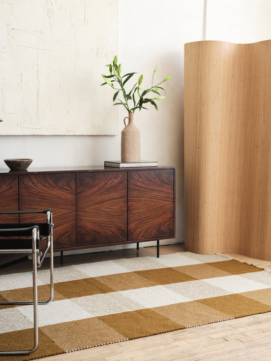 Tartan Shuttle Weave Rug Sample Sale! / Daylight 5' x 9'