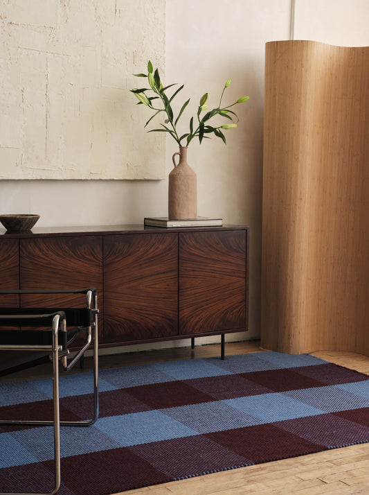 Tartan Shuttle Weave Rug Sample Sale! / Dusk 5' x 9'