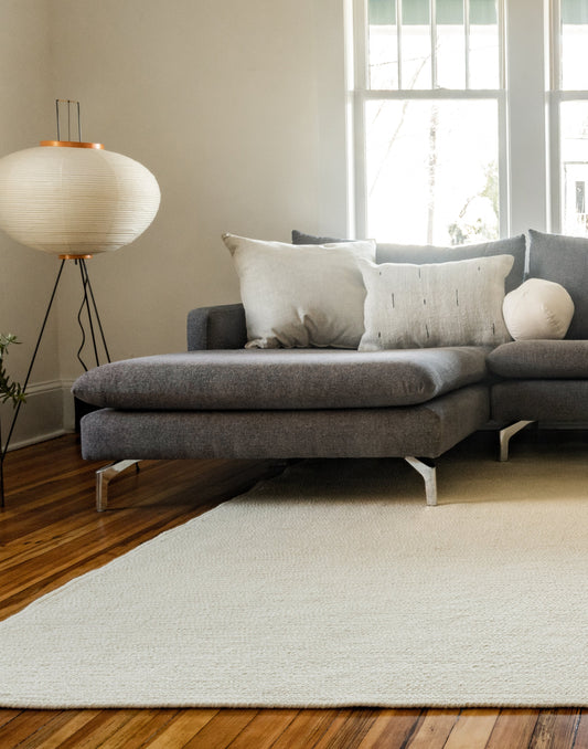 Linear Rug Sample Sale! / Sand 7' x 8'