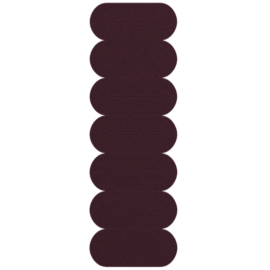 Curvy Runner Sample Sale! / Bordeaux 2 FT 6 IN x 10 FT