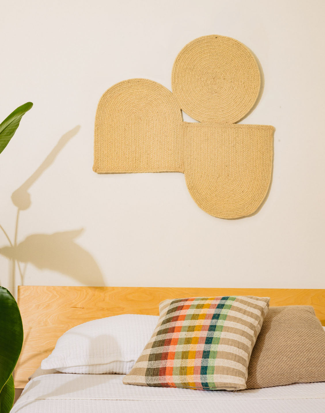 Sustainable wool wall hanging, made in the USA