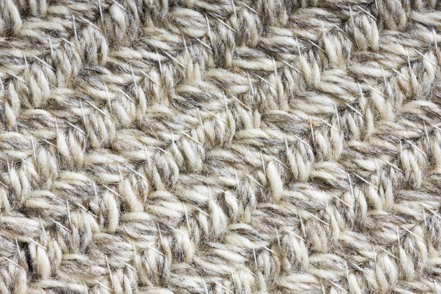 Light grey braided wool rugs made in the USA