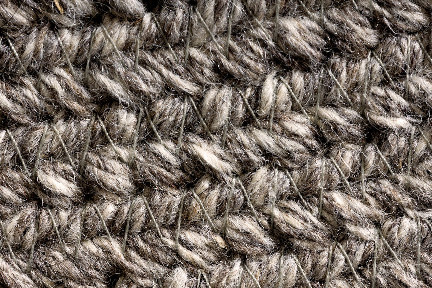 Dark grey sustainable wool area rug, Made in the USA
